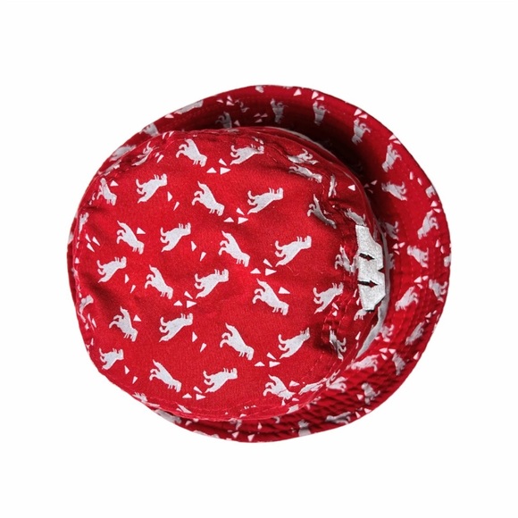 Wisconsin Badgers Red New Era Infant Bucket Hat With Allover Dinosaur Print - Picture 6 of 9